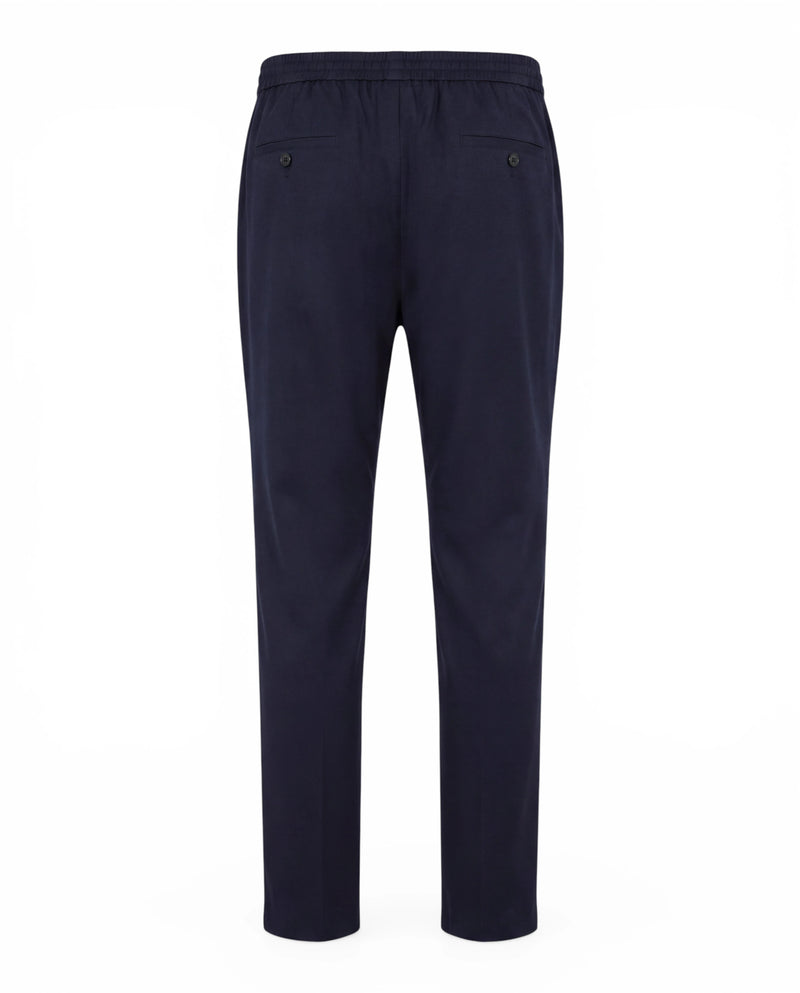 Regular Fit Lyocell Hose mit Elastikbund