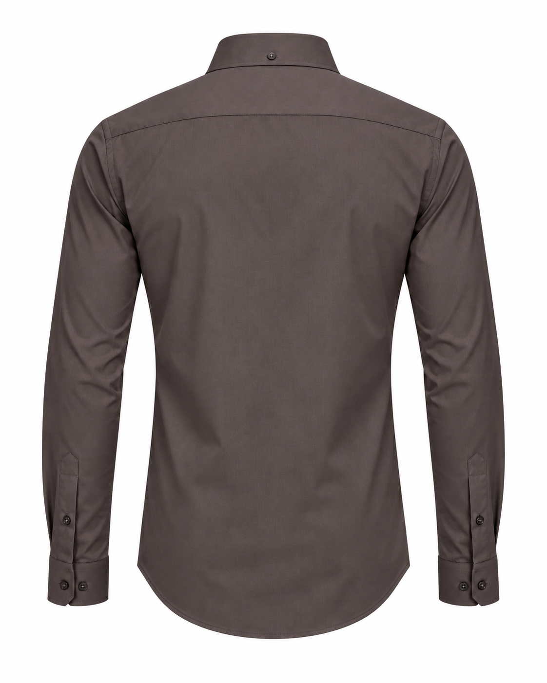Giotelli Slim-Fit Hemd mit Button-down-Kragen – Brown