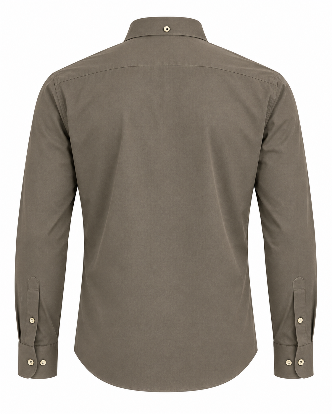 Giotelli Slim-Fit Hemd mit Button-down-Kragen – Khaki