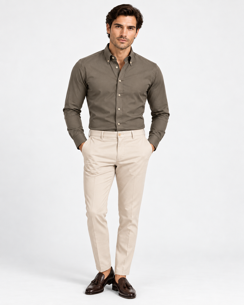 MILO – Slim-Fit Button-Down Hemd