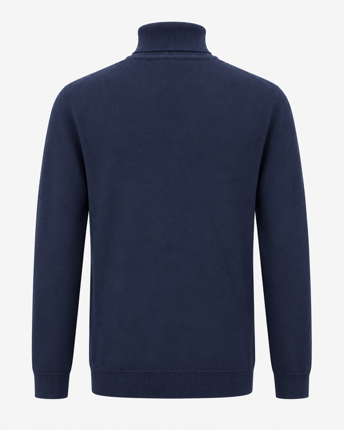Giotelli Gemusterter Rollkragenpullover – Navy