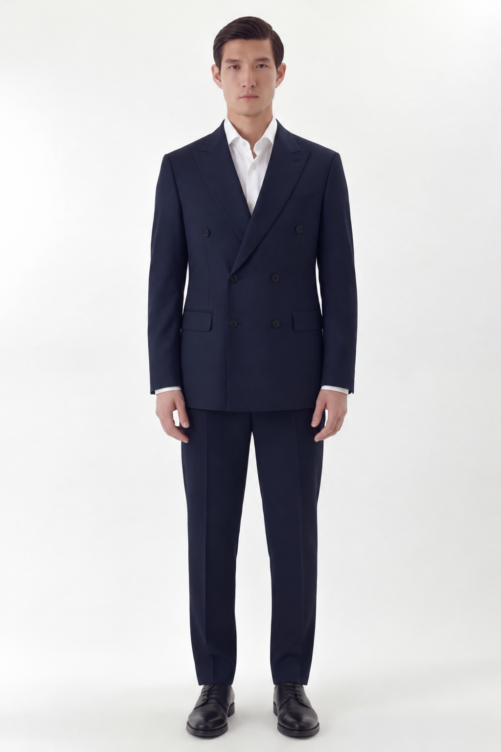 NAPOLI – Doppelreihiger Anzug – Parliament Blue