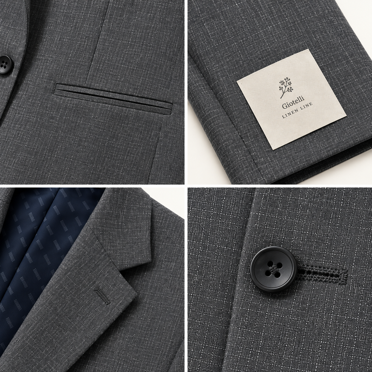 ROMA – Oversize Anzug – Dark Grey