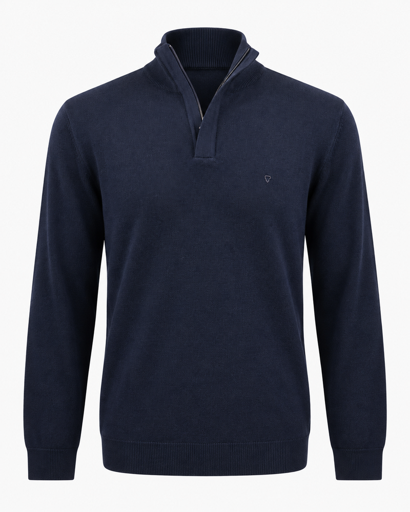 MATTEO – Zip-Strickpullover