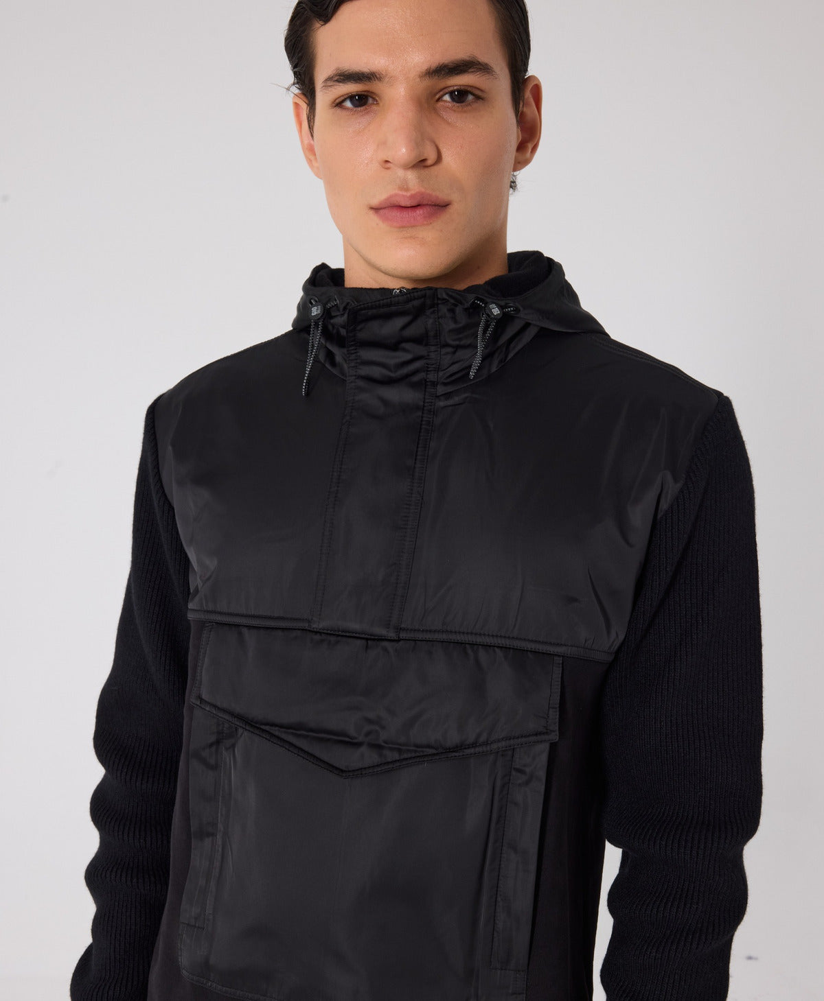 Giotelli Hybrid-Hoodie – Schwarz