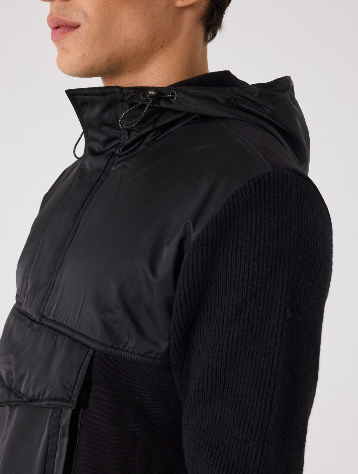 Giotelli Hybrid-Hoodie – Schwarz
