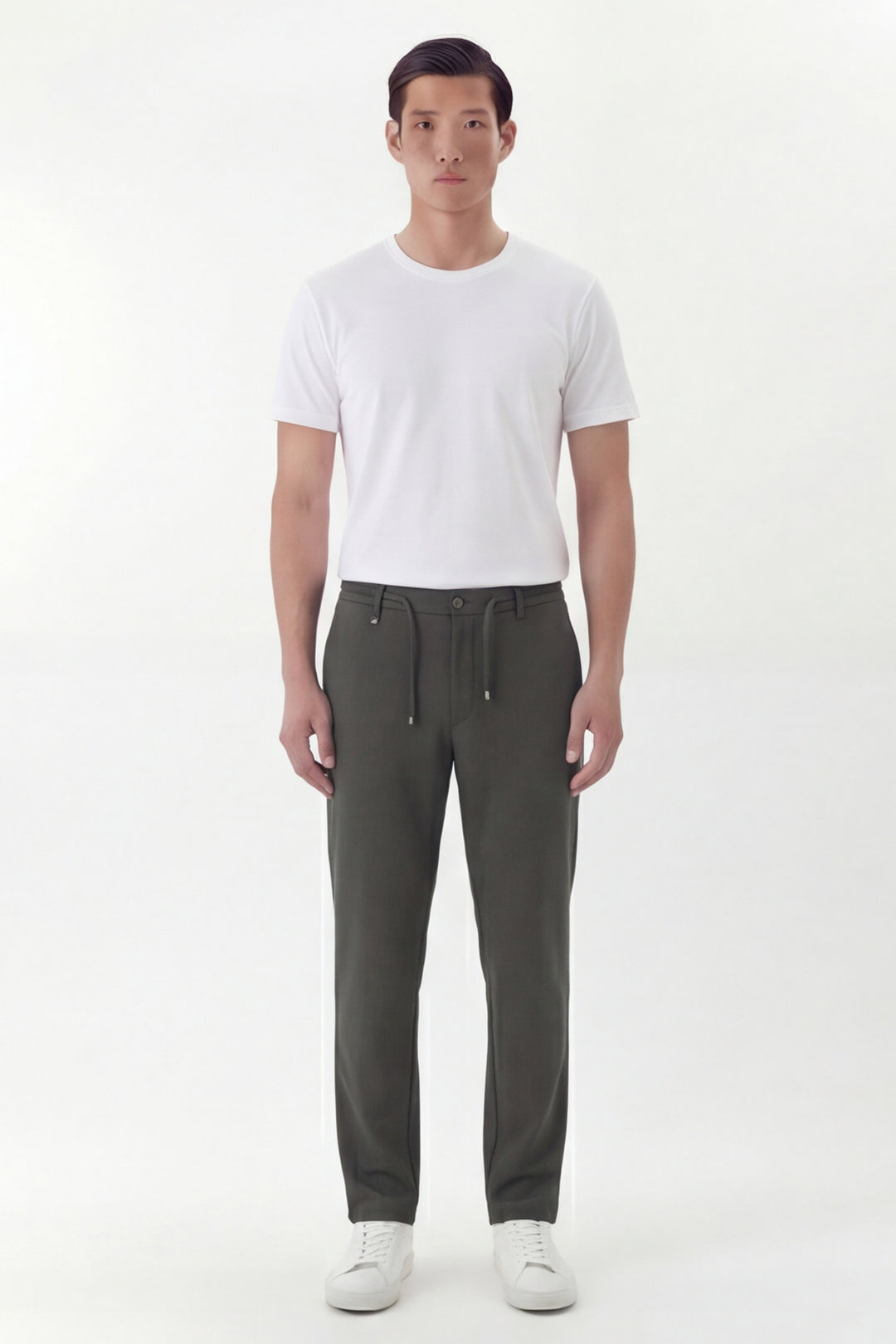 Premium Comfort Hose mit Tunnelzug – Regular Fit#farbe_khaki