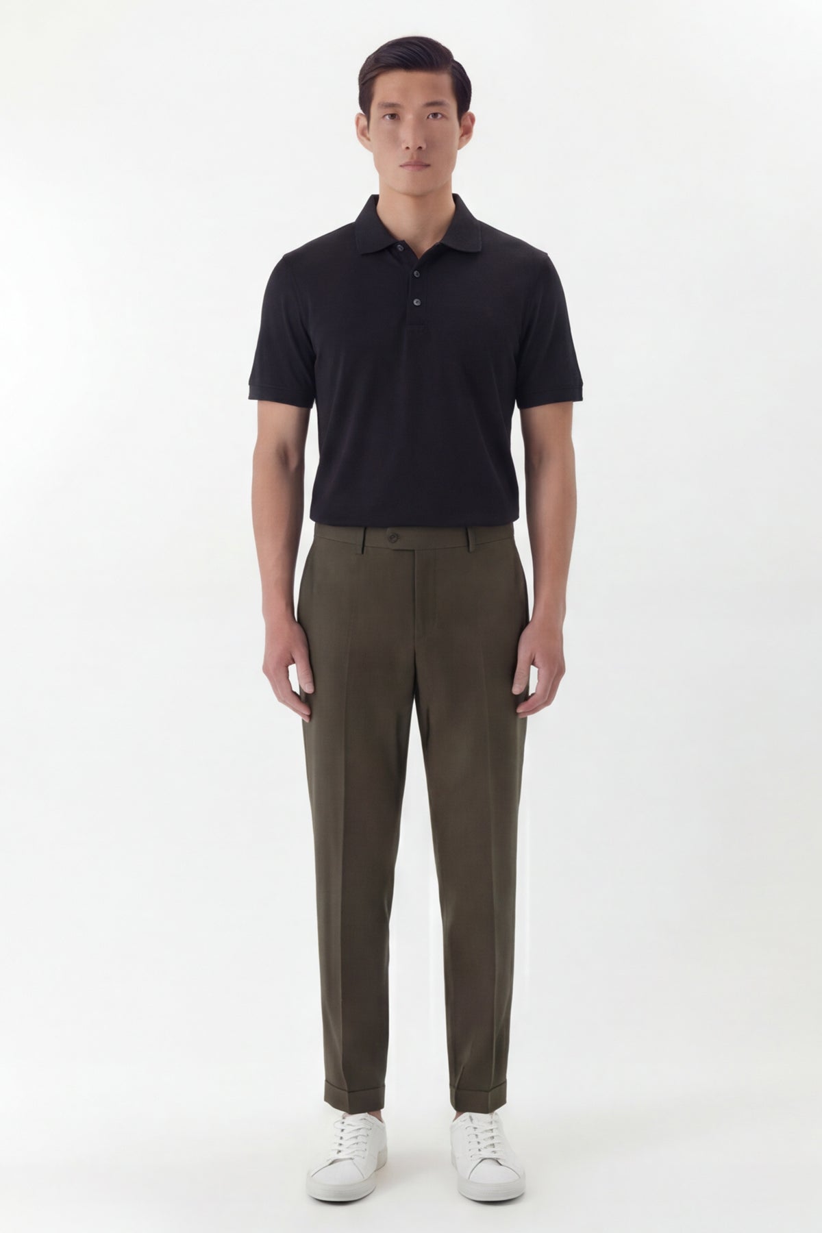 ENRICO – Premium Piqué Polo – Black