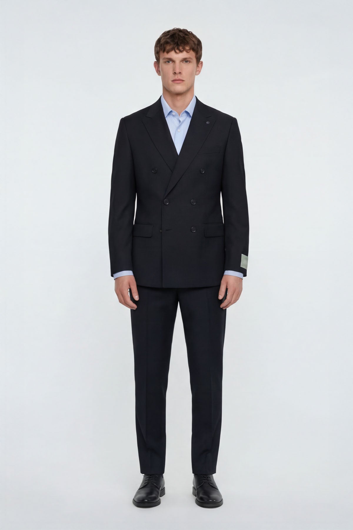 PARMA – Doppelreihiger Anzug – Black