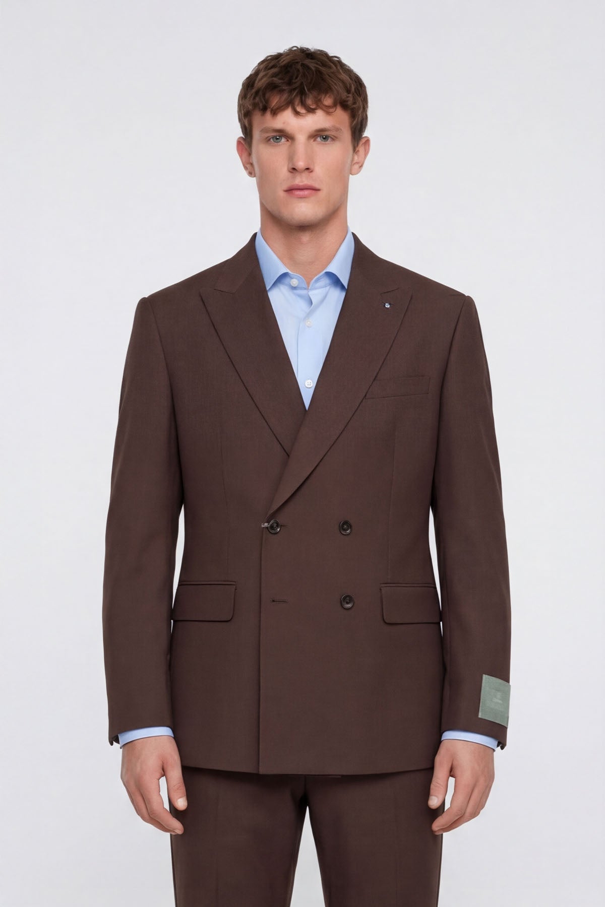 PARMA – Doppelreihiger Anzug – Brown