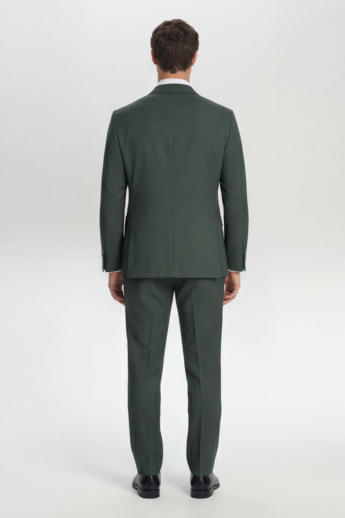 GENOVA – Klassischer Anzug mit Stretch – Green