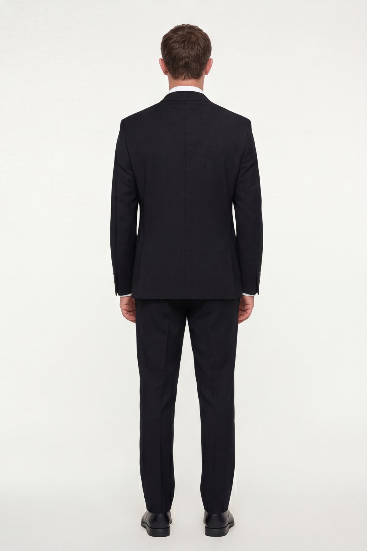BOLOGNA – Woll-Stretch-Anzug – Black