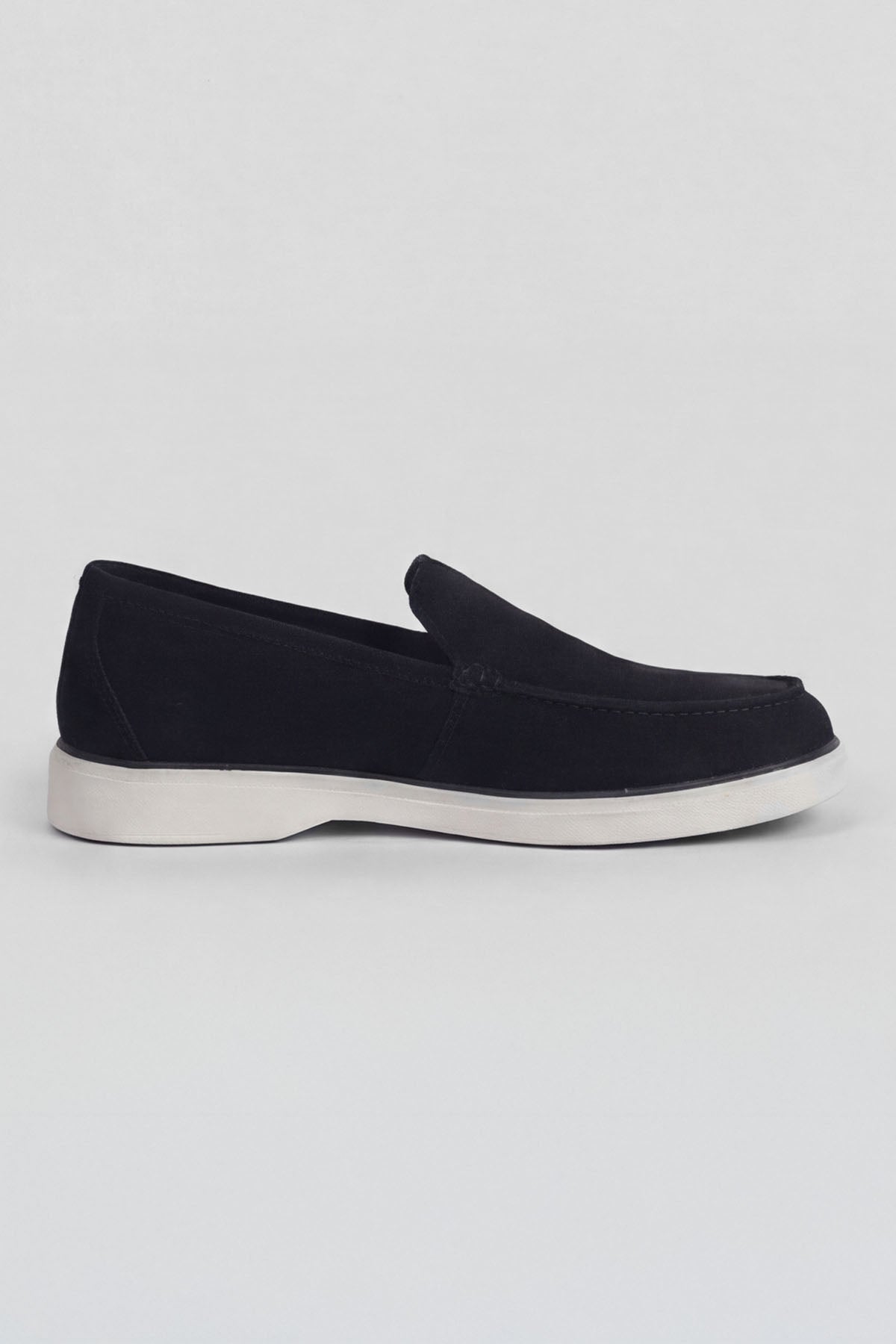 POSITANO – Suede Loafer – Dunkelgrün