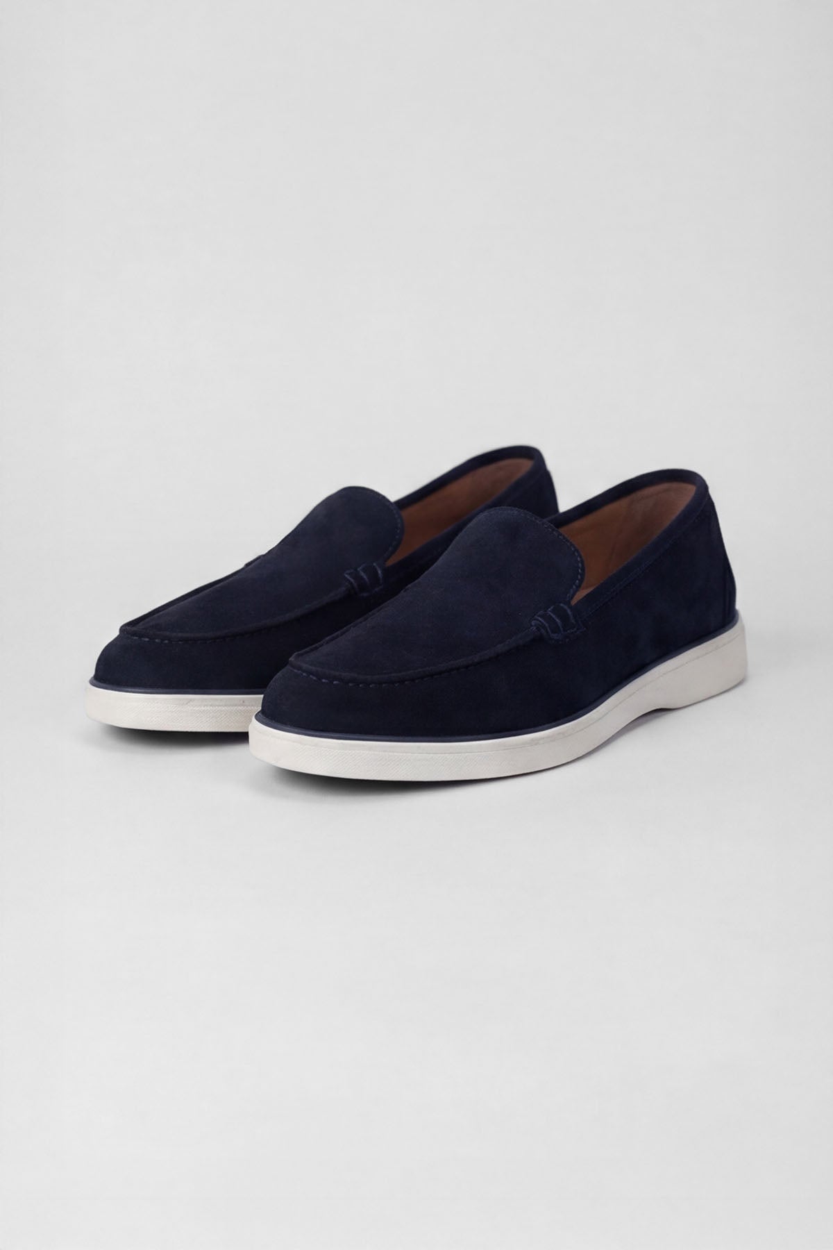 POSITANO – Suede Loafer – Dunkelgrün