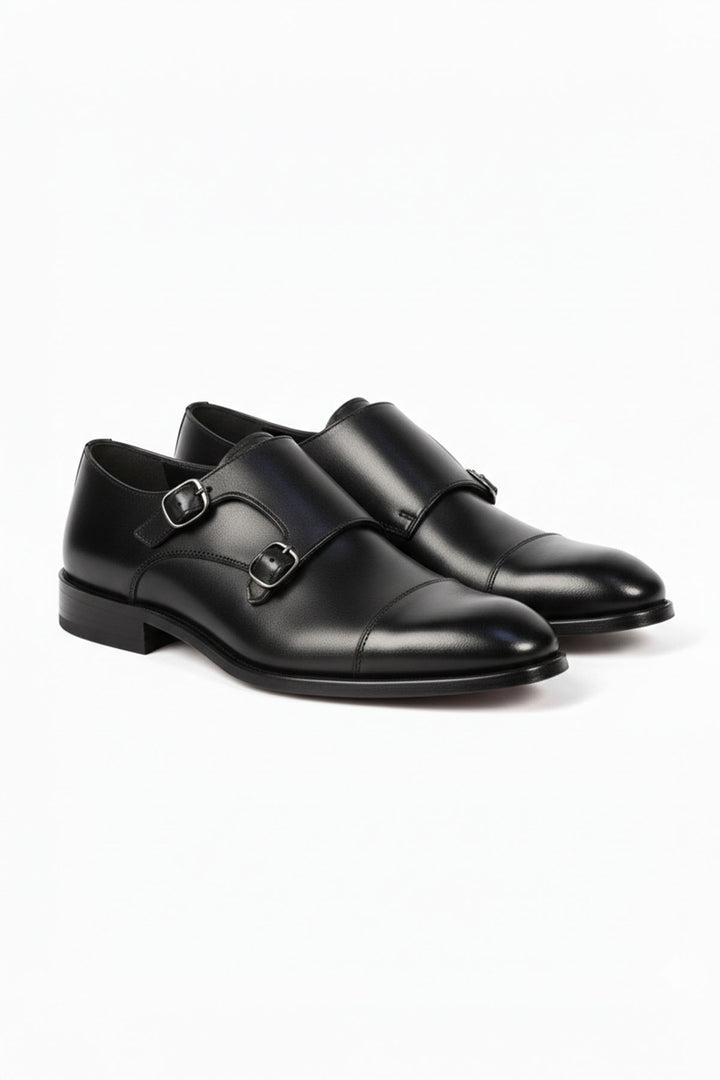 Giotelli Premium Double Monk Strap aus Leder