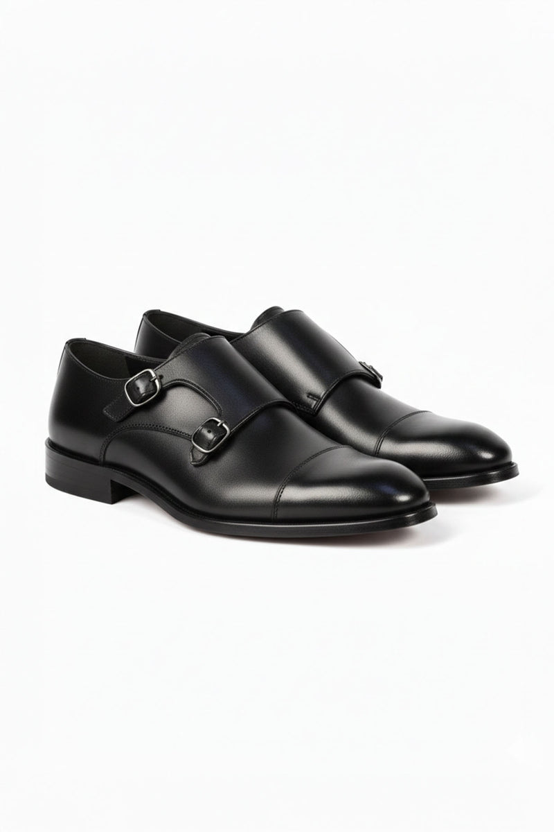 Giotelli Premium Double Monk Strap aus Leder