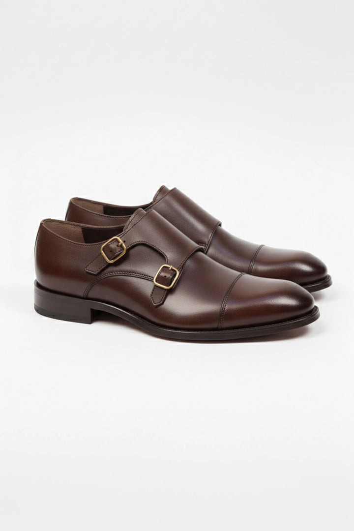 Giotelli Premium Double Monk Strap aus Leder