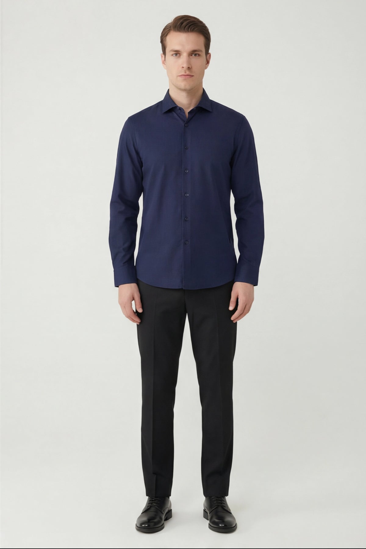 MARCELLO – Businesshemd – Navy