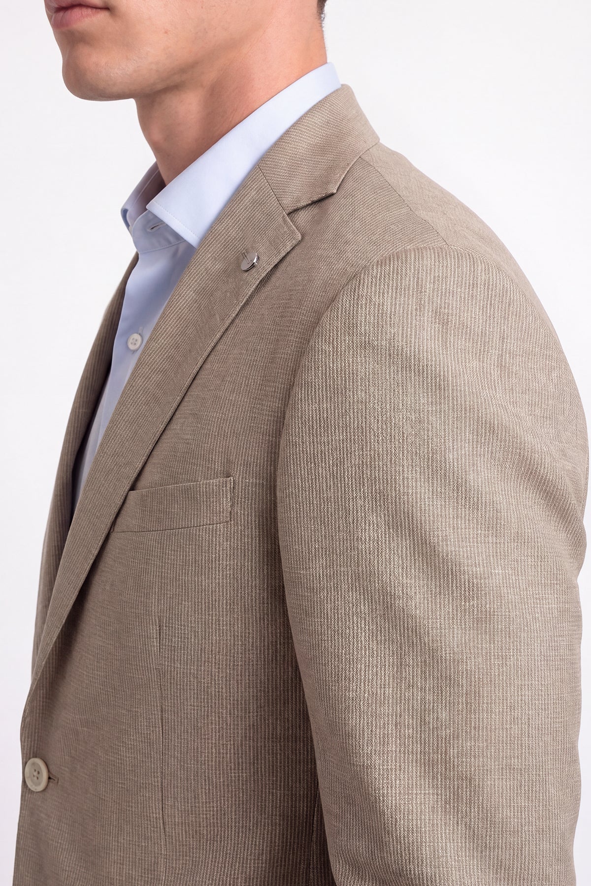 PALERMO – Leinen-Mix Anzug – Beige