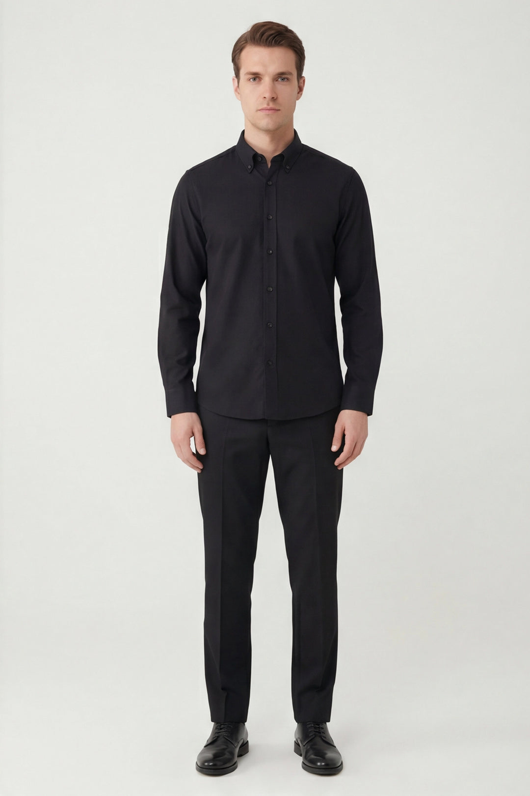Giotelli Hemd mit Button-down-Kragen