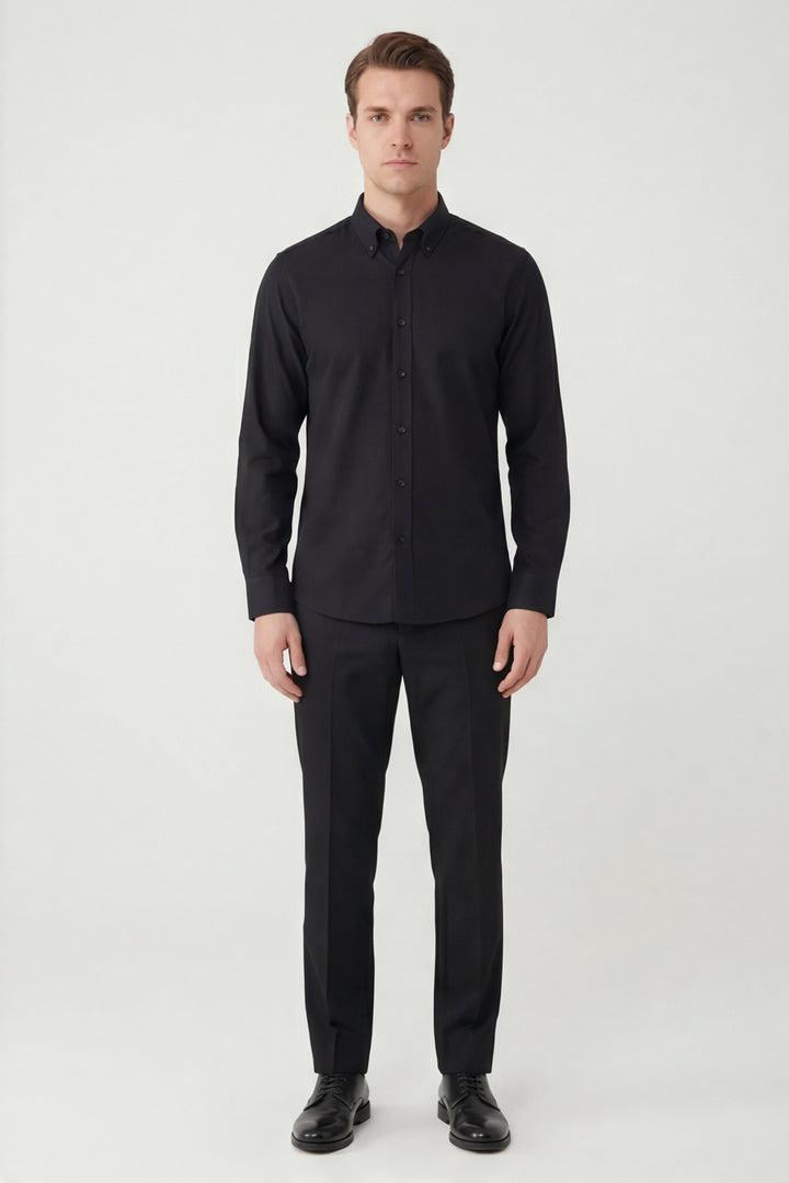 Giotelli Hemd mit Button-down-Kragen
