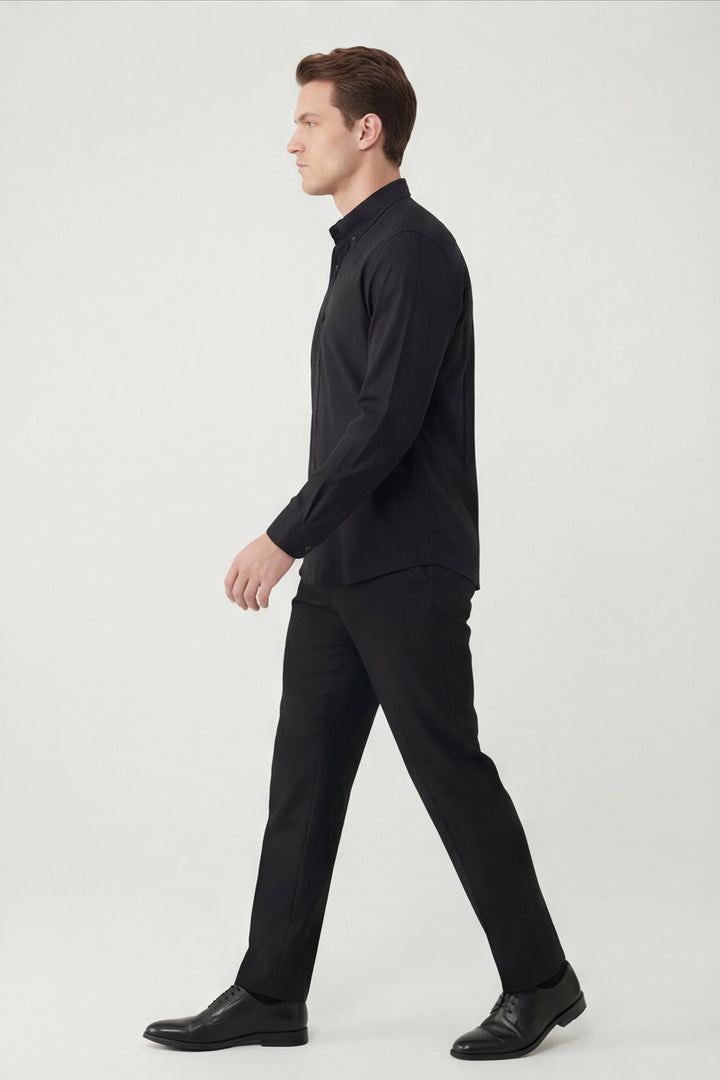 Giotelli Hemd mit Button-down-Kragen