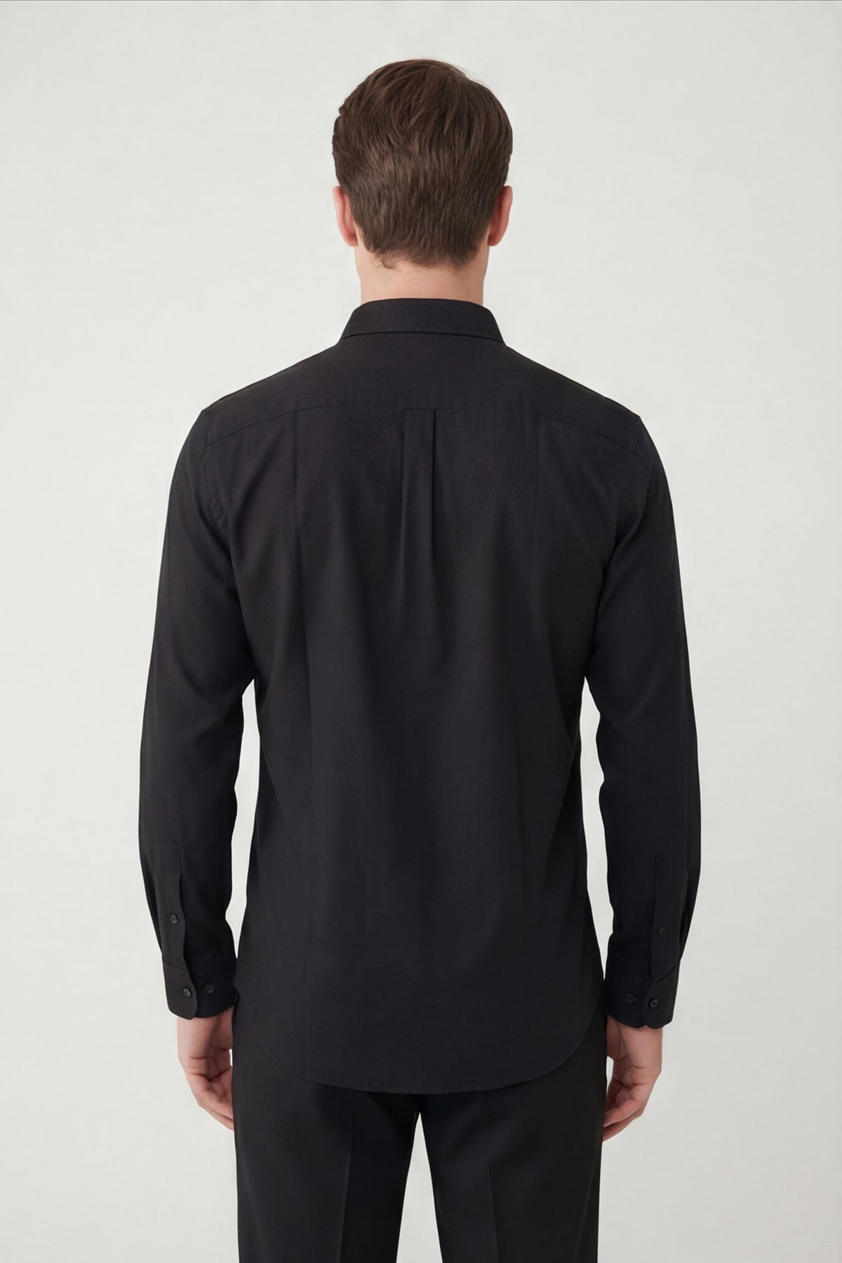 ADRIANO – Button-Down Hemd – Black