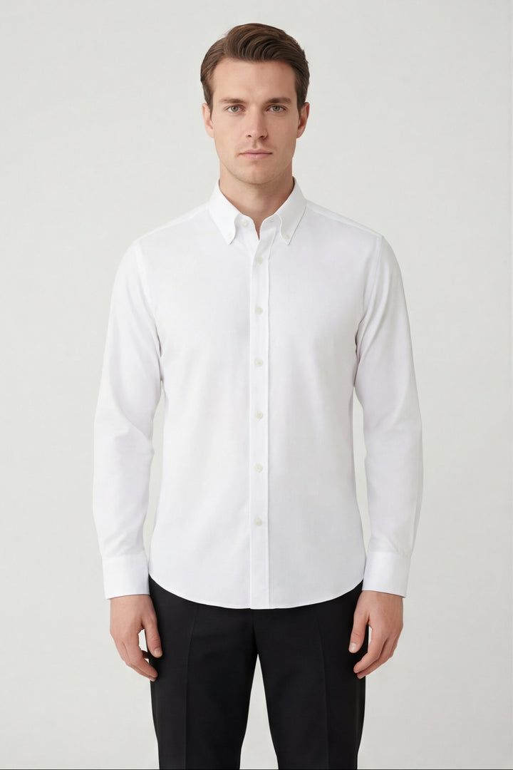 Giotelli Hemd mit Button-down-Kragen