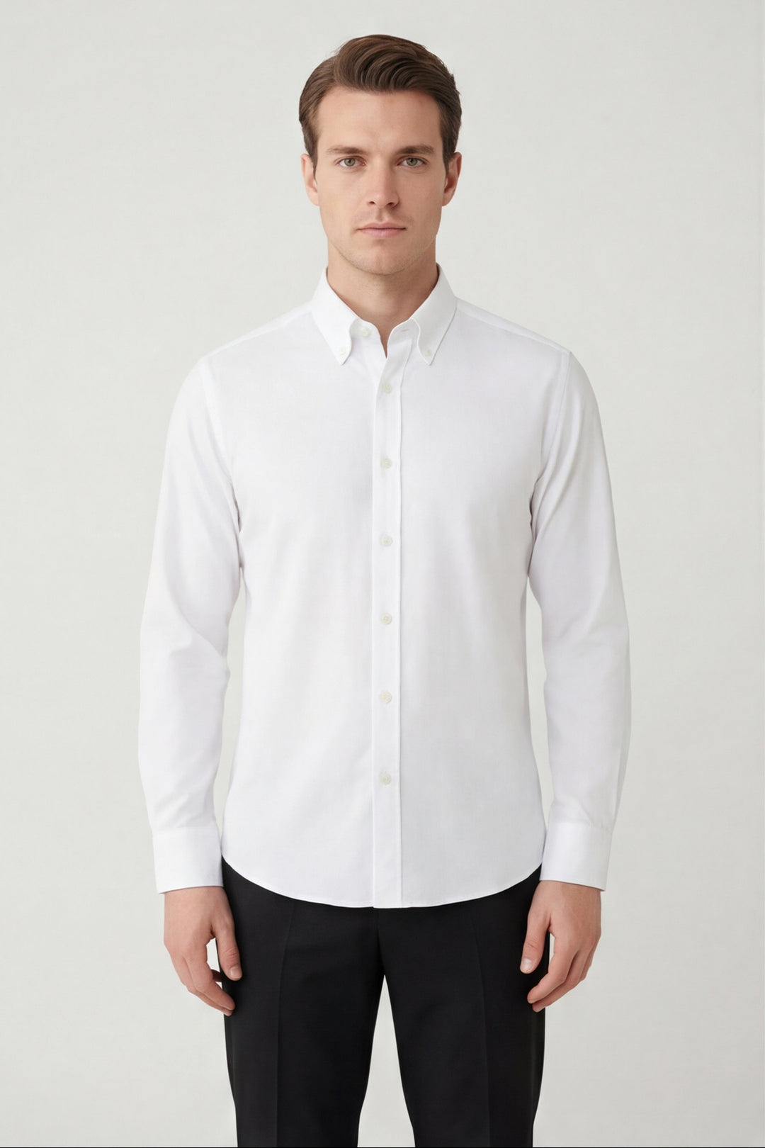 Giotelli Hemd mit Button-down-Kragen