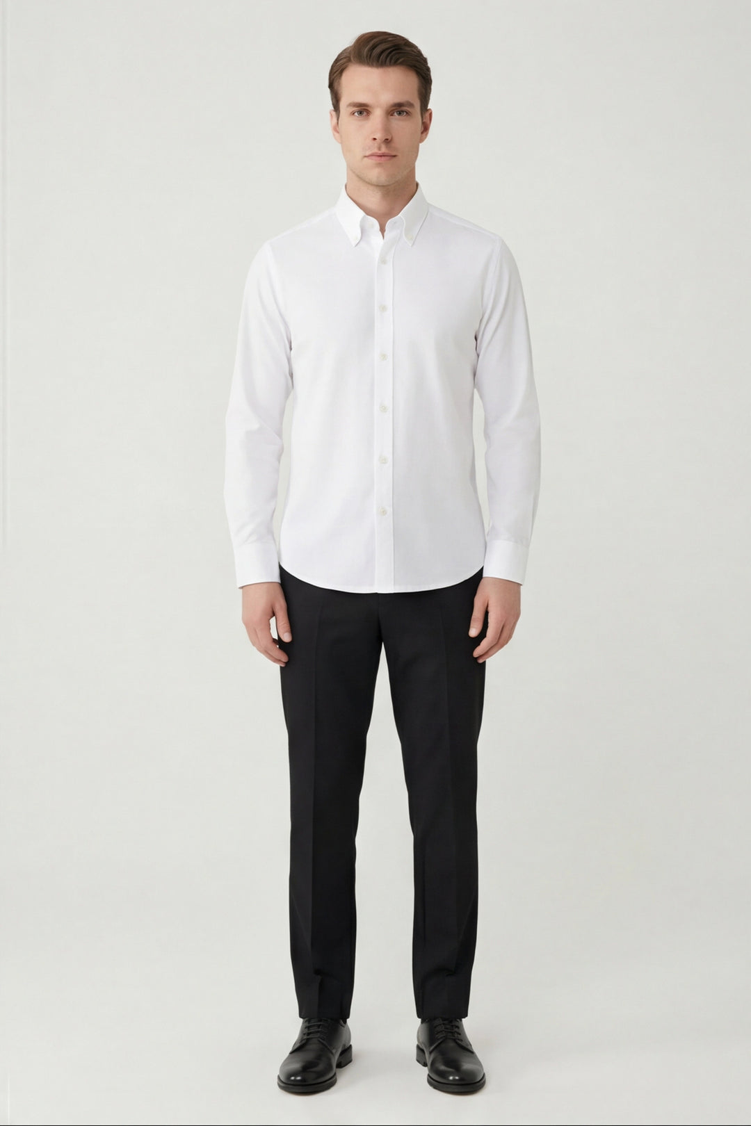 Giotelli Hemd mit Button-down-Kragen