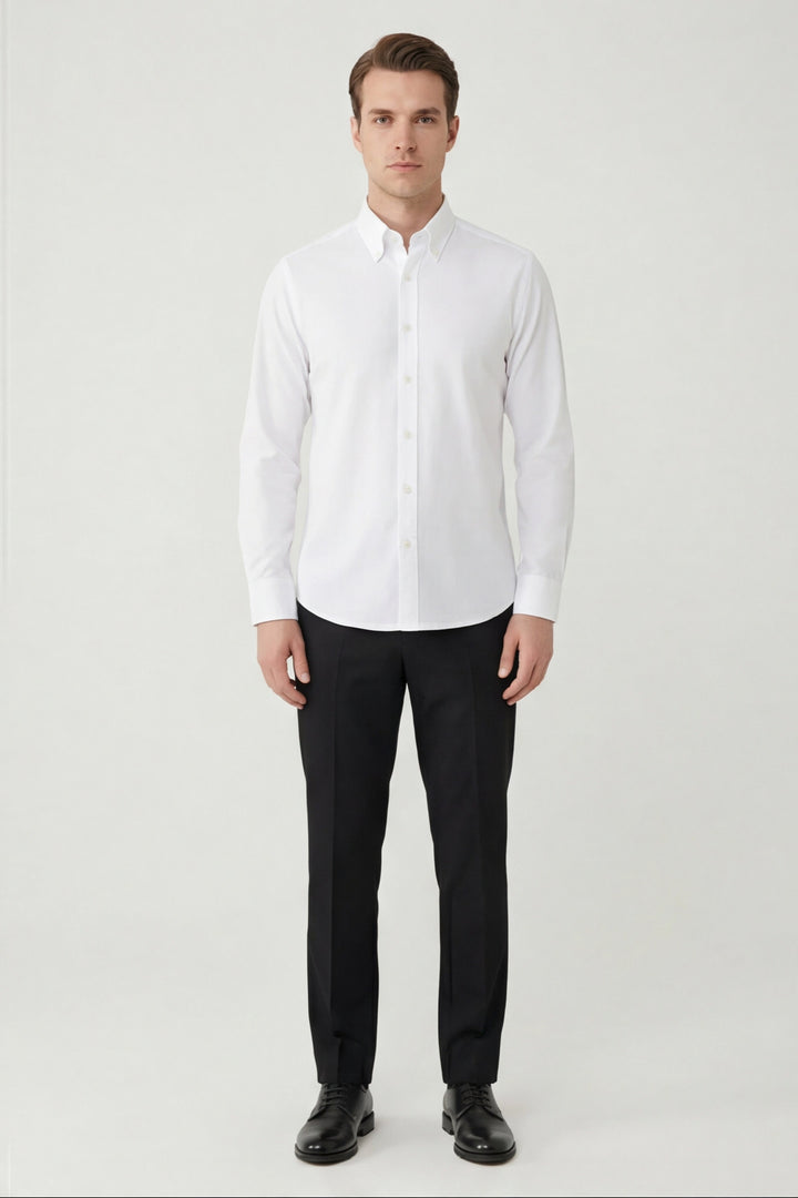 Giotelli Hemd mit Button-down-Kragen