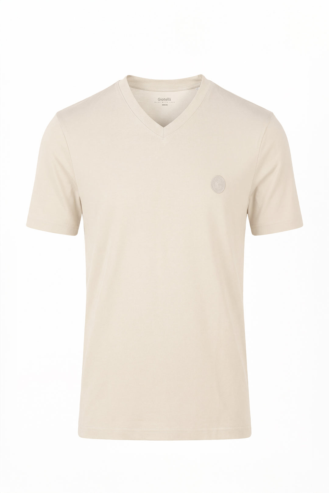 Premium V-Ausschnitt T-Shirt aus Modal-Mix