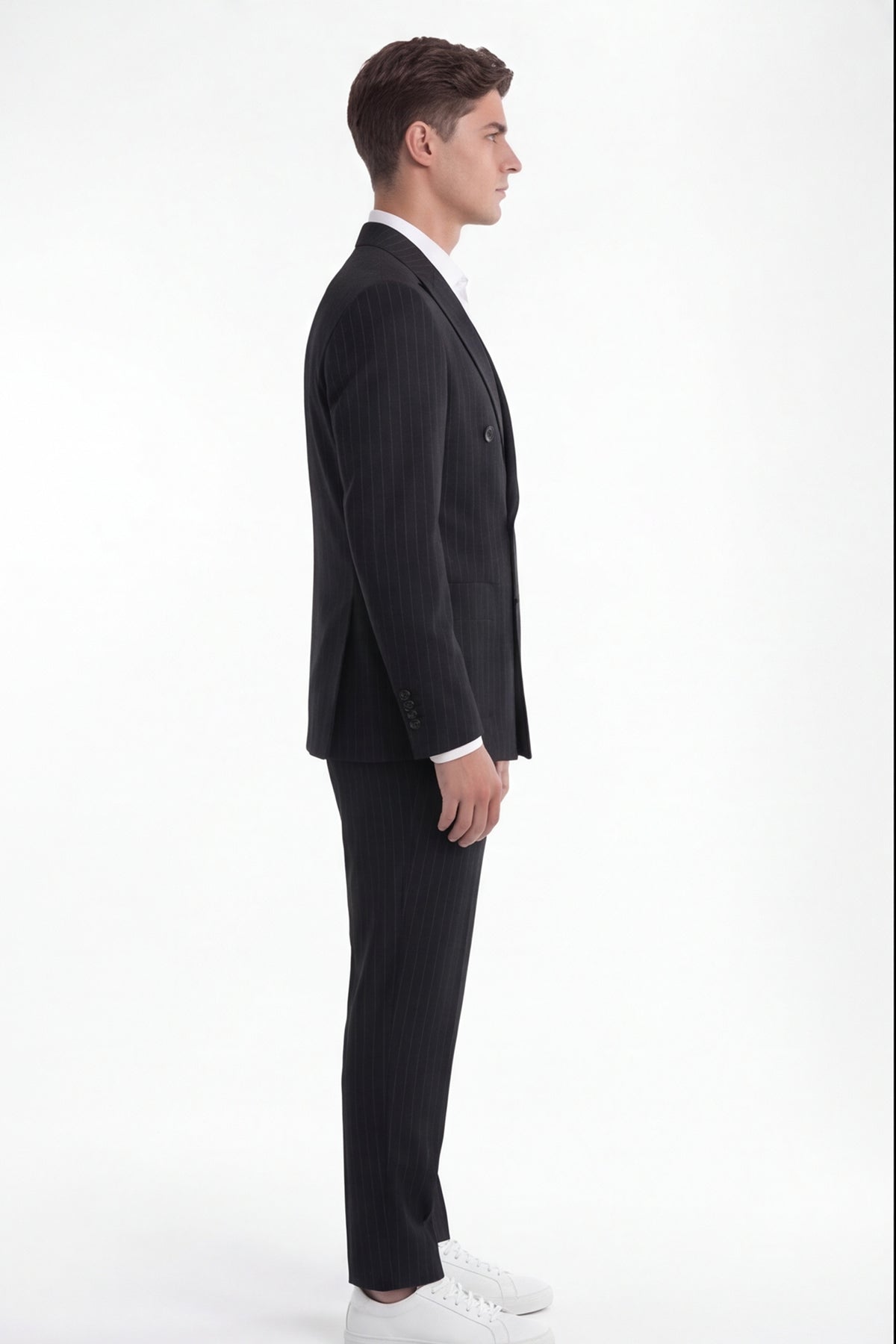 VITTORIO – Double-Breasted Blazer – Black