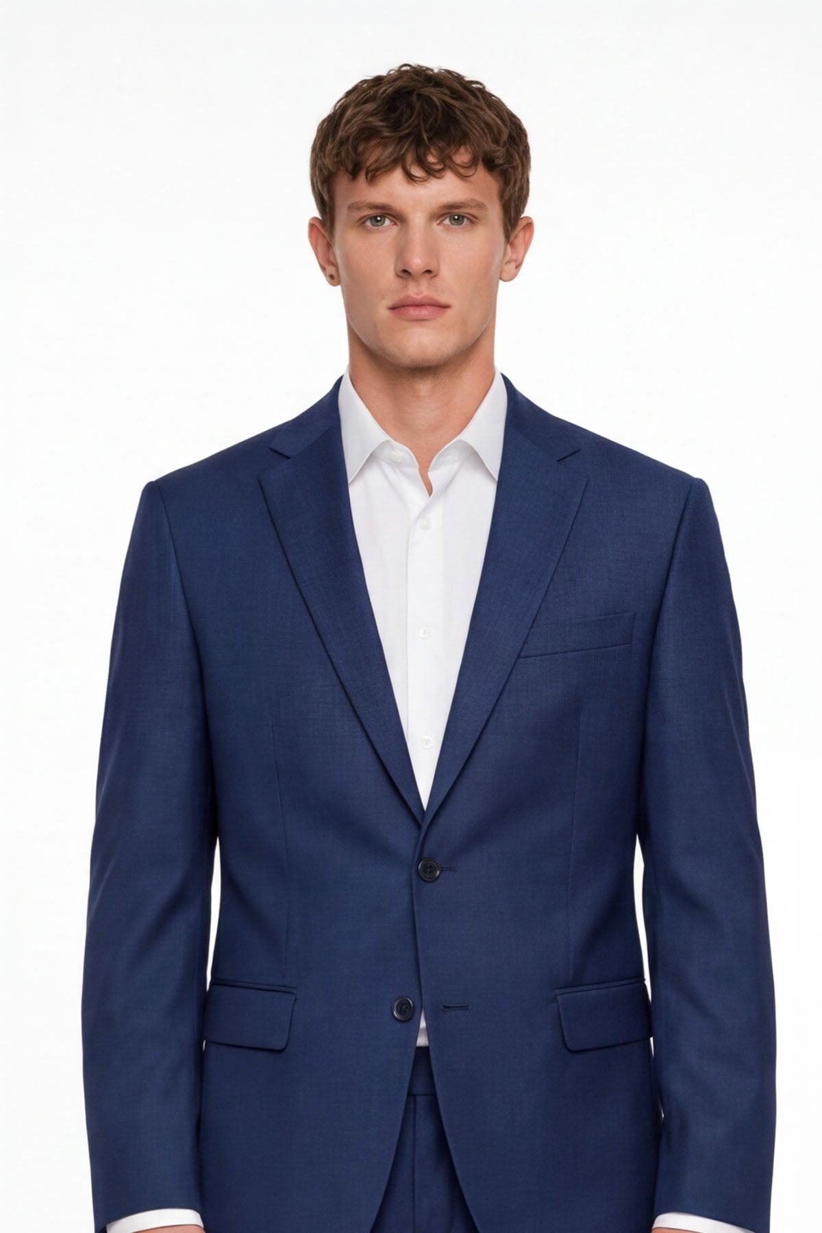 BIELLA – Anzug aus Lambswool – Parliament Blue