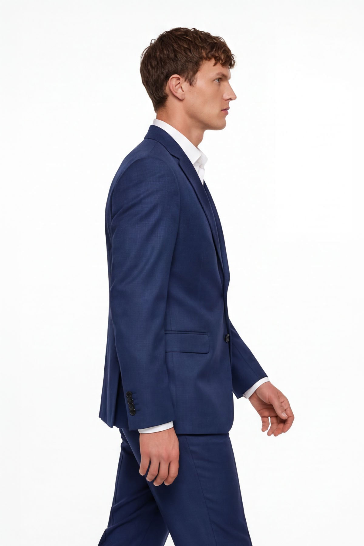 BIELLA – Anzug aus Lambswool – Parliament Blue