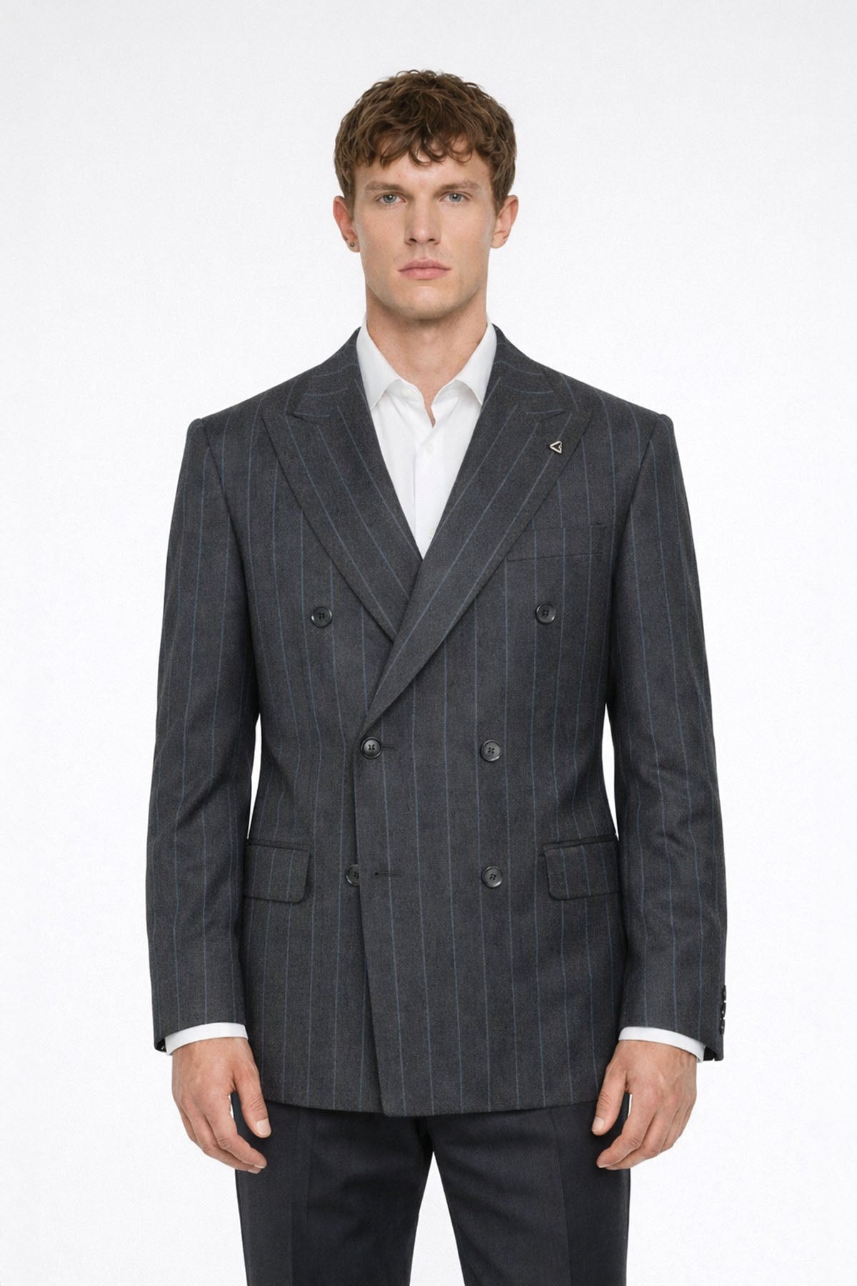ALESSIO – Doppelreiher-Sakko – Navy