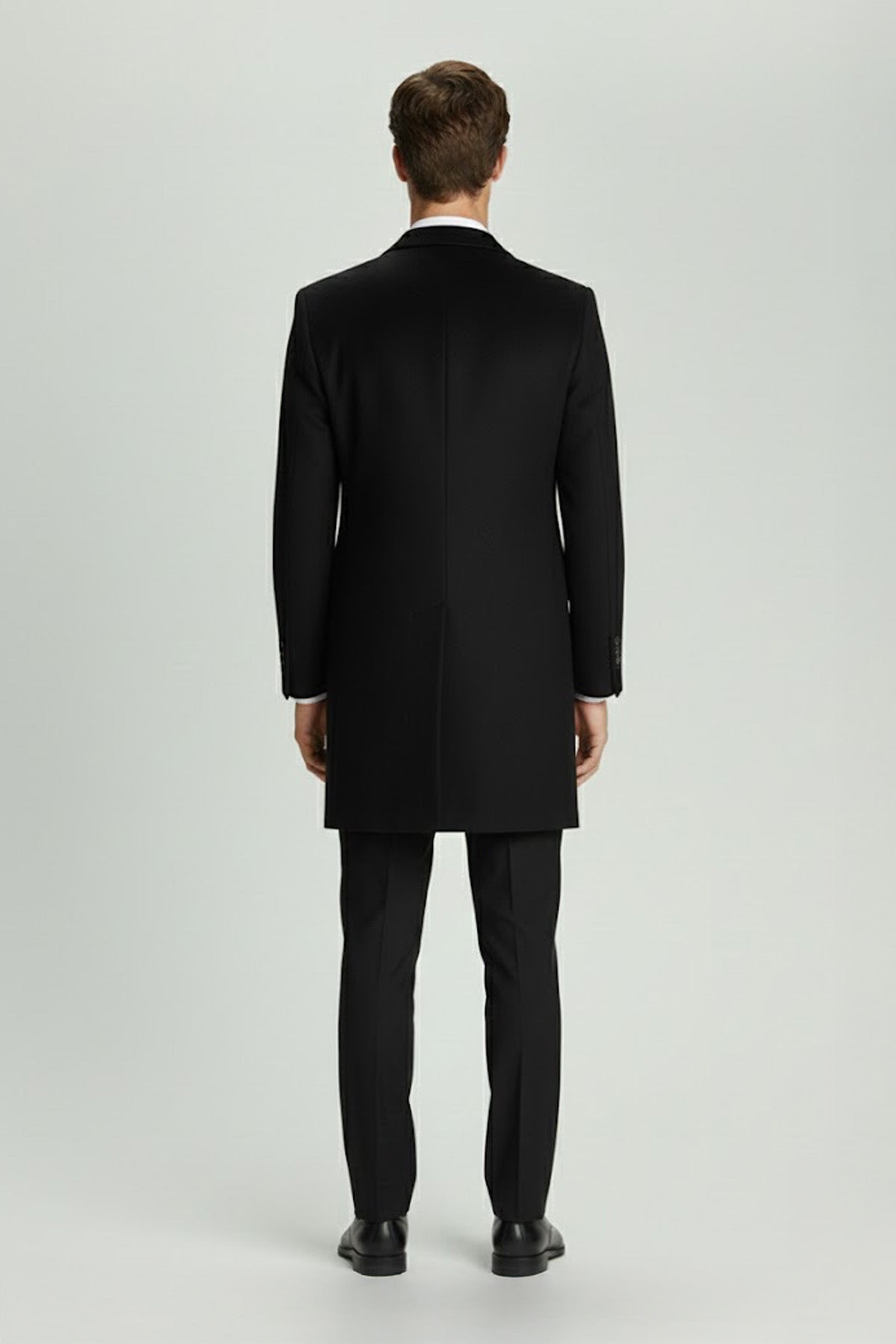 ROMANO – Wool Coat – Black
