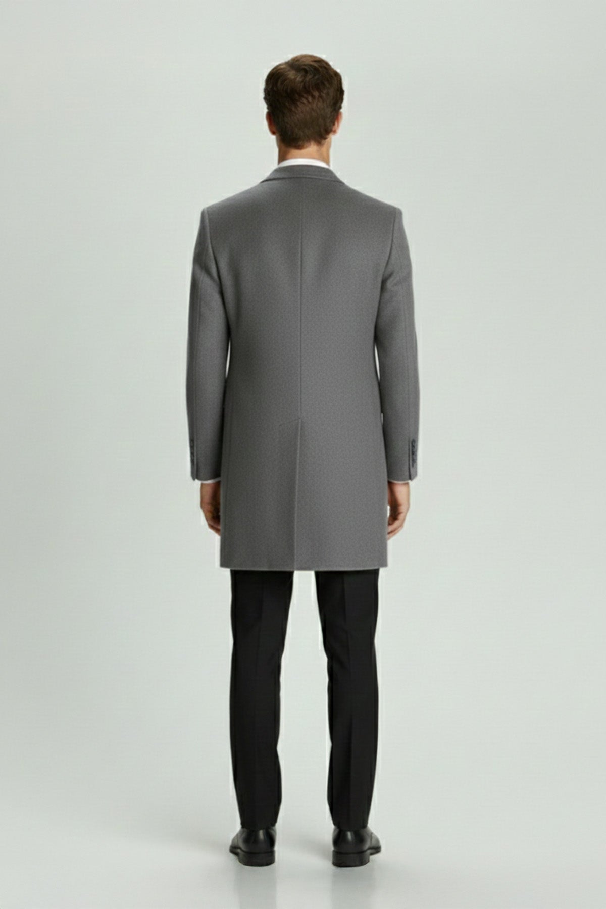 ROMANO – Wool Coat – Grey