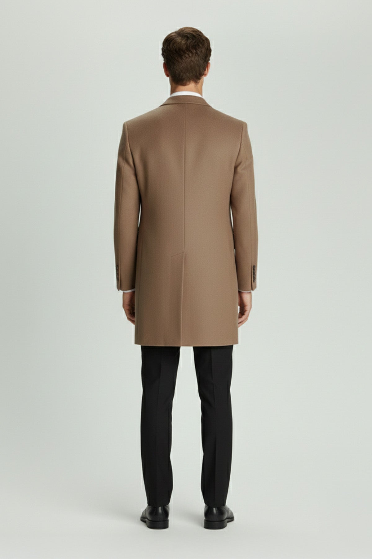 ROMANO – Wool Coat – Camel