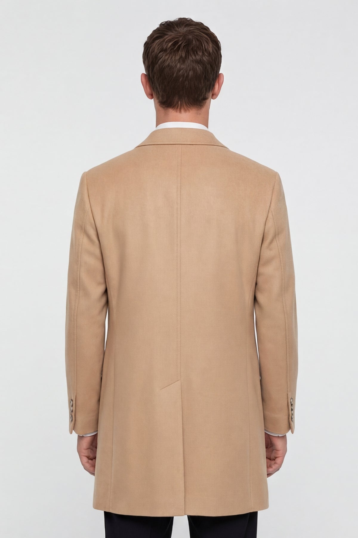 ROMANO – Wool Coat – Camel
