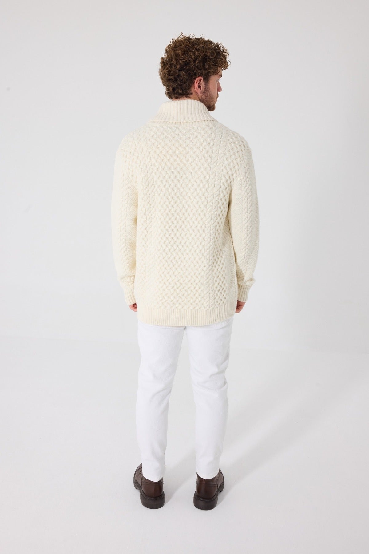 ELIO – Strick-Cardigan – Ecru