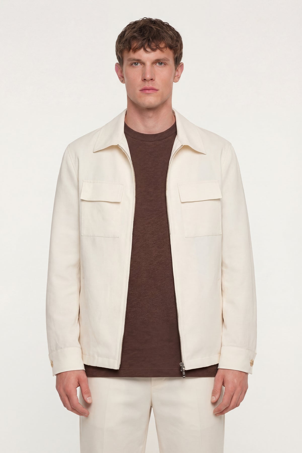 FIRENZE – Leinenanzug – Beige
