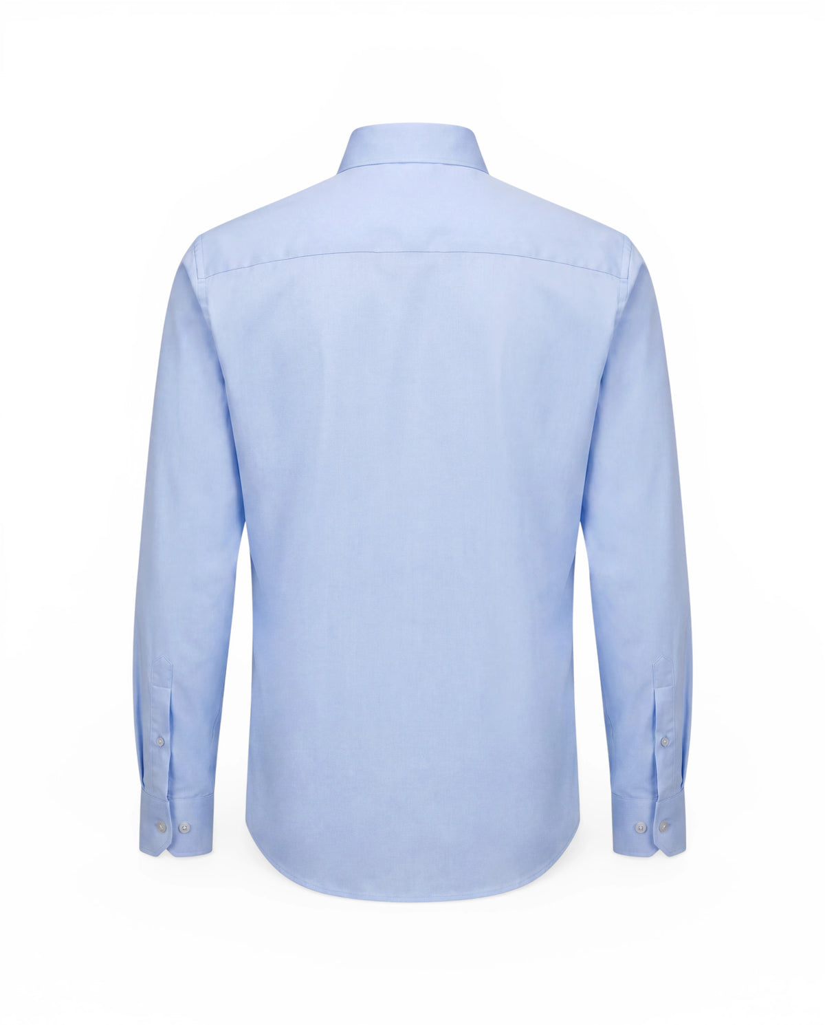 REMO – Stretch Mandarin-Collar Shirt – Blue