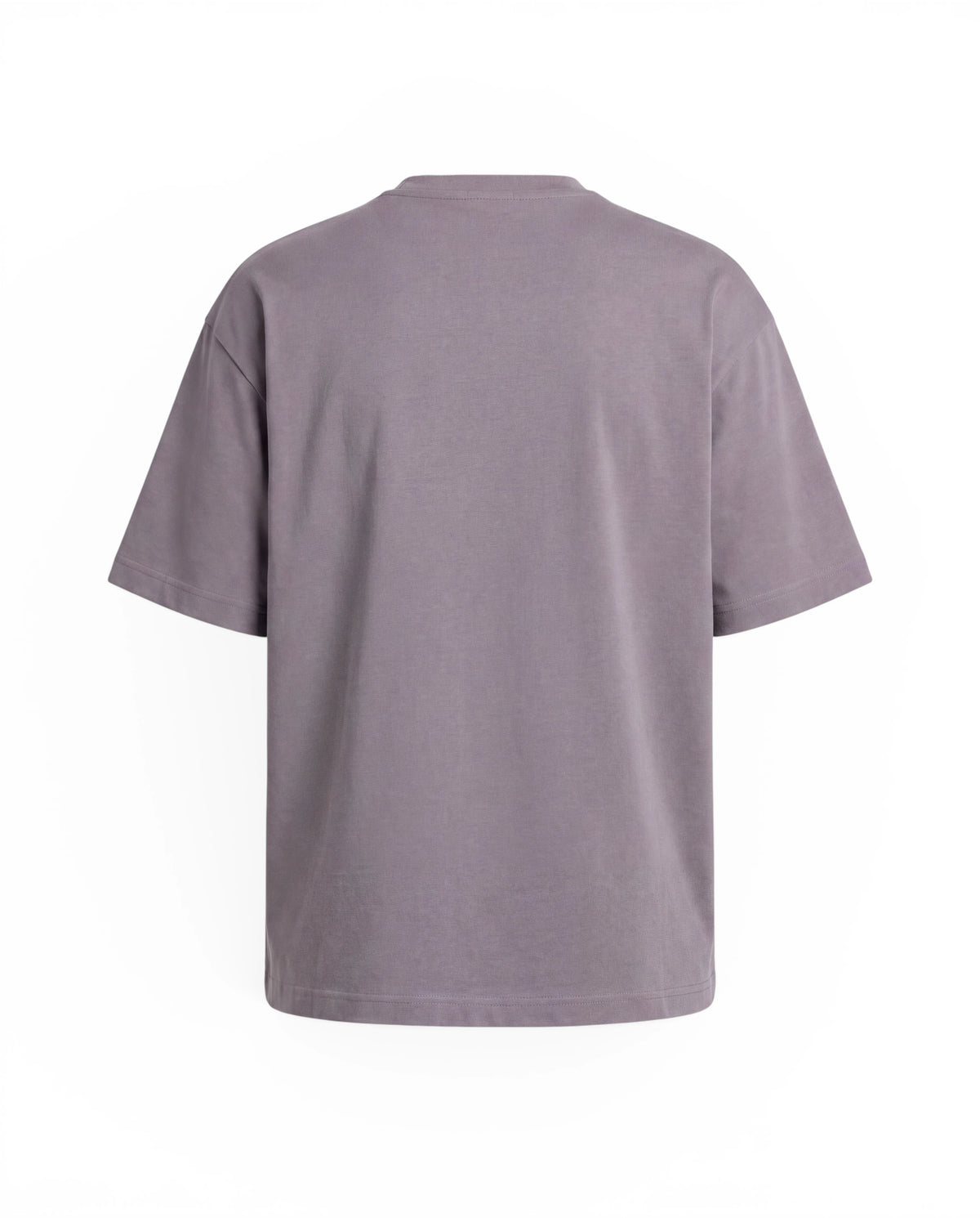 Oversized Premium T-Shirt mit Ton-in-Ton Signature-Patch – Smoke Grey