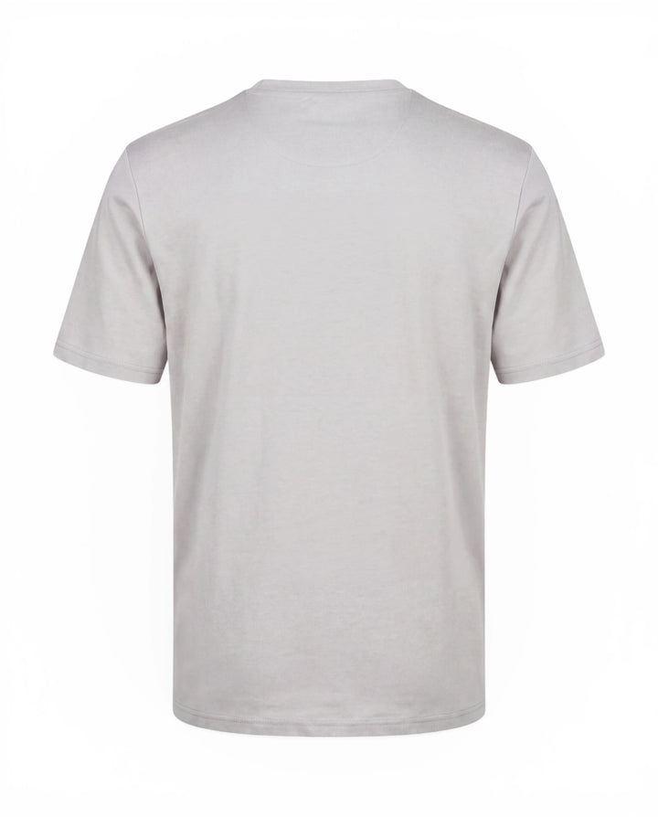 Mercerized Premium T-Shirt mit Signature-Stickerei