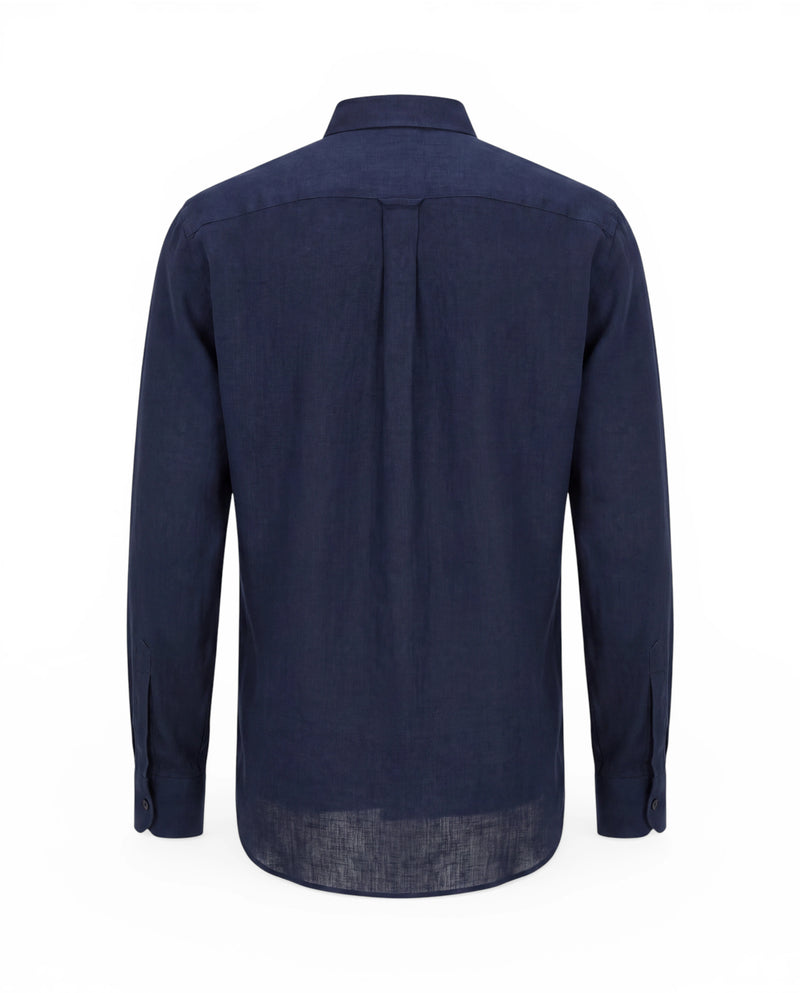 Premium Linen Shirt with Kent Collar