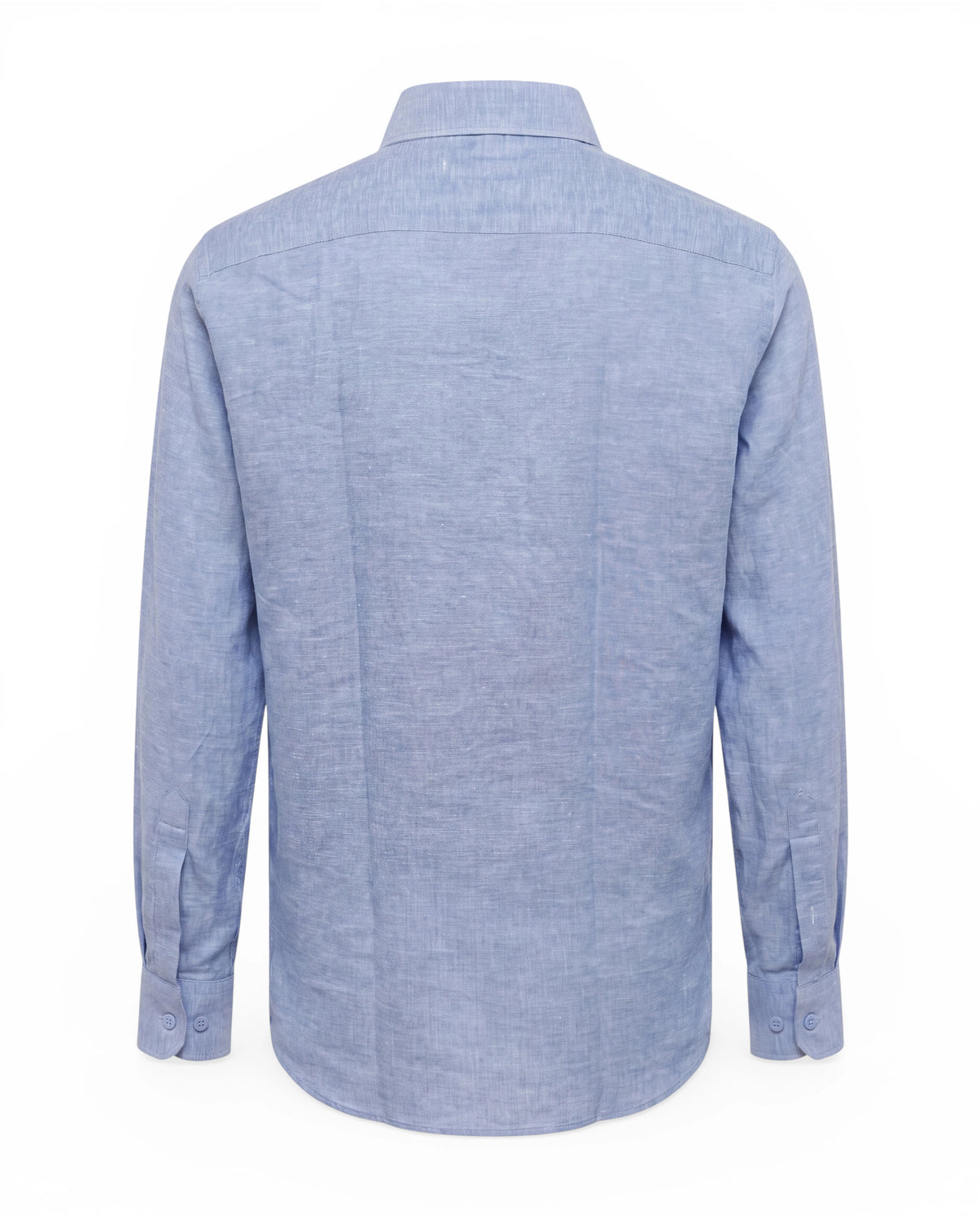 LEO – Lyocell-Mix Button-Down Hemd – Blue