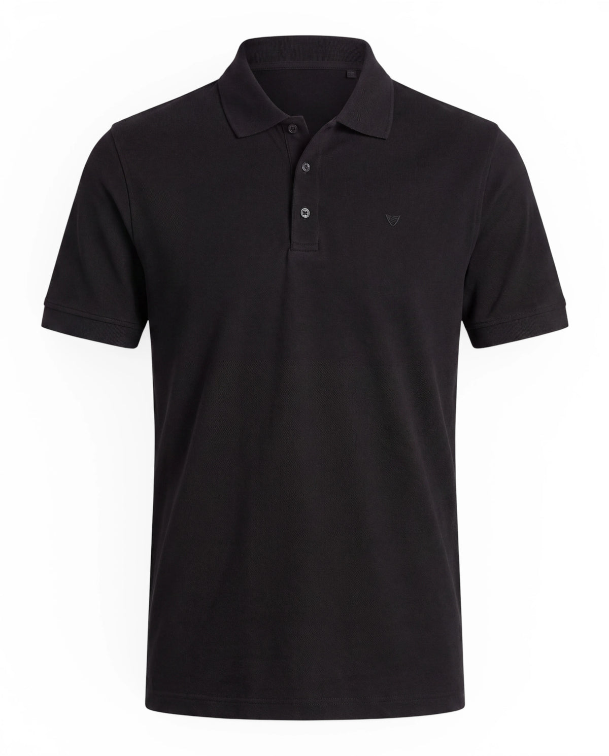 ENRICO – Premium Piqué Polo – Black
