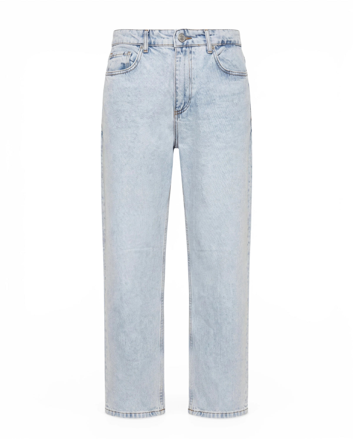 Oversized Denim Jeans – Ice Blue
