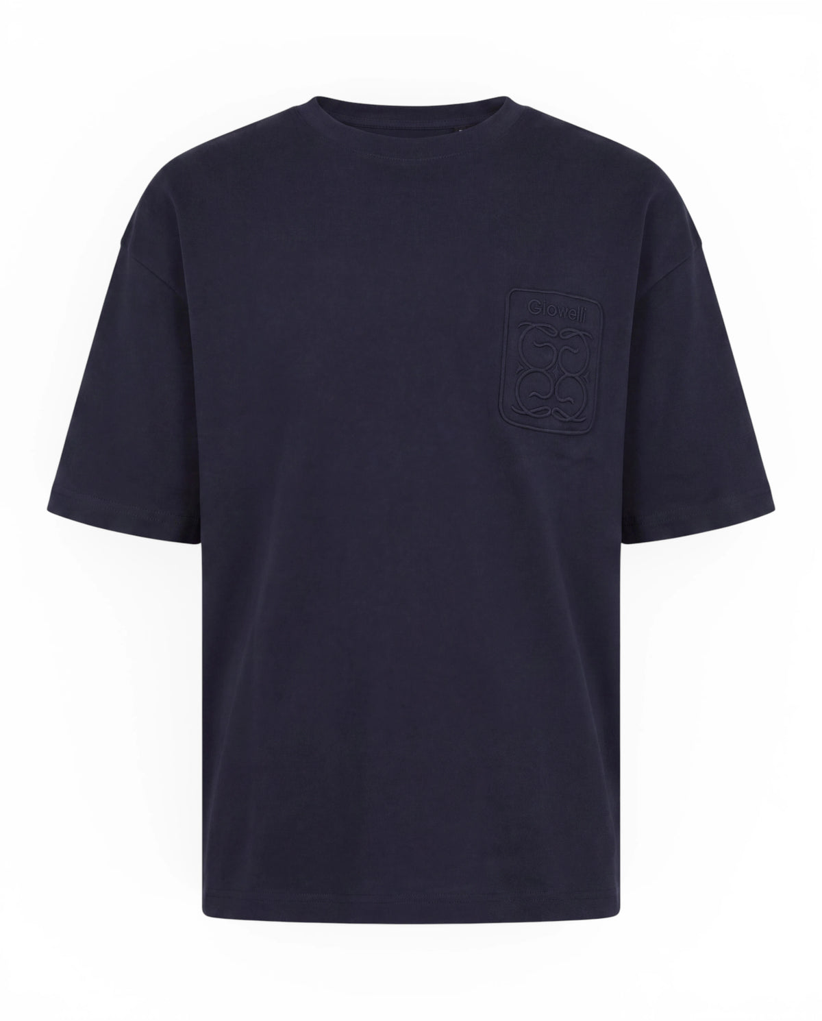 ARLO – Oversized Signature T-Shirt – Navy